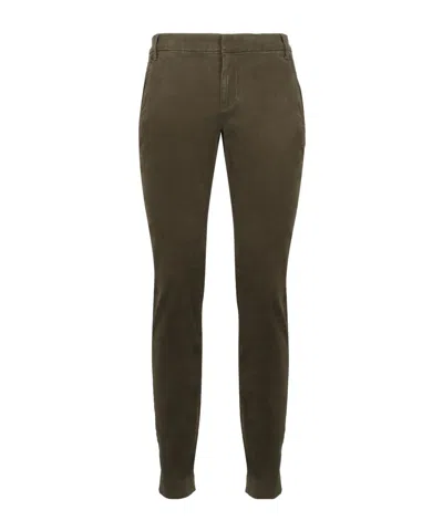 FRAME FRAME STRAIGHT-LEG SLIM-CUT CHINO TROUSERS