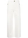 Frame Straight-leg Utility Trousers In Weiss
