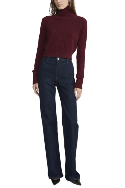 Frame Straight Trouser Jeans In Rinse In Blue