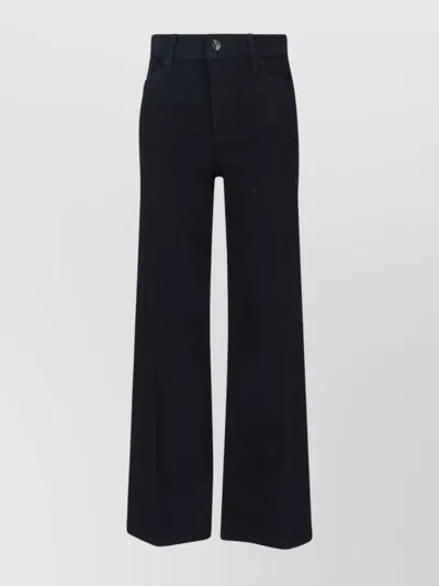 FRAME STRAIGHT TROUSERS WITH POCKETS AND BELT LOOPS