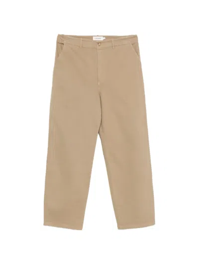 Frame Straight-leg Chino Trousers In Nude