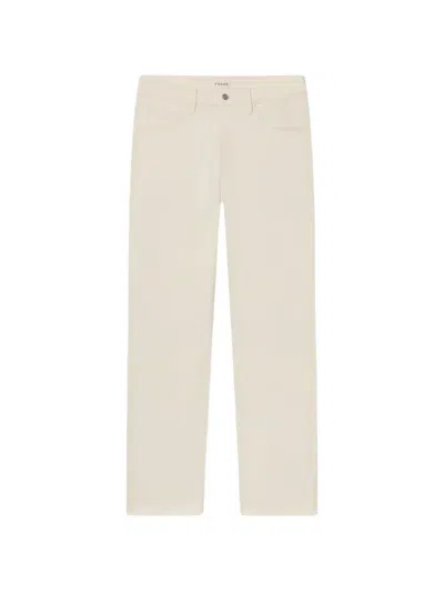 Frame Straight-leg Jeans In White