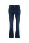 Frame Flared Leg Denim Stretch Jeans In Blue