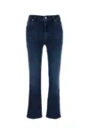 Frame Flared Leg Denim Stretch Jeans In Blue