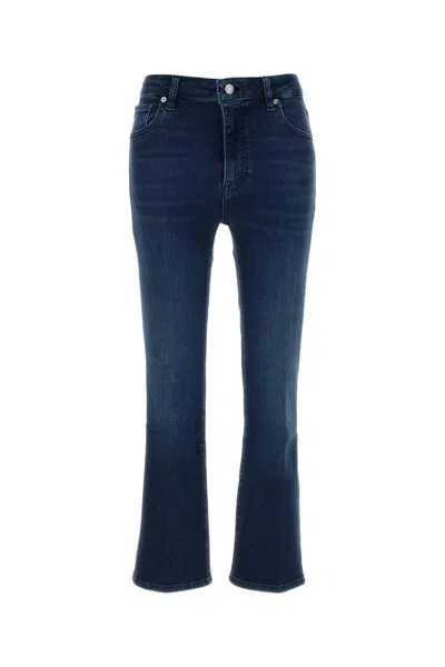 Frame Stretch Denim Jeans In Blue