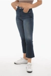 Frame Stretch Denim Le Super High Crop Mini Boot Jeans 20cm