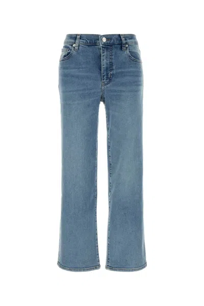 Frame Stretch Denim The Mellow Jeans In Blue