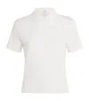 Frame Stretch-linen The Caddy Polo Shirt In Neutral