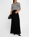 FRAME STRIPE CREWNECK POCKET TEE
