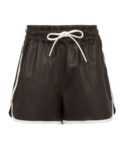 FRAME FRAME STRIPE-DETAILED DRAWSTRING SHORTS