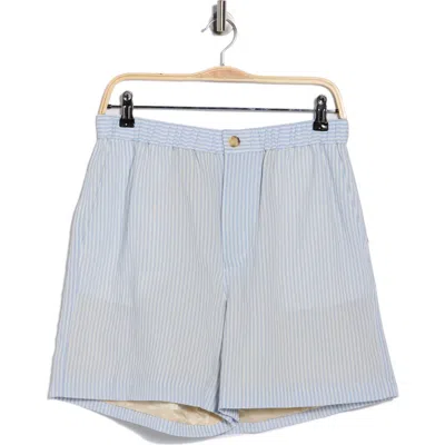 Frame Stripe Shorts In Blue