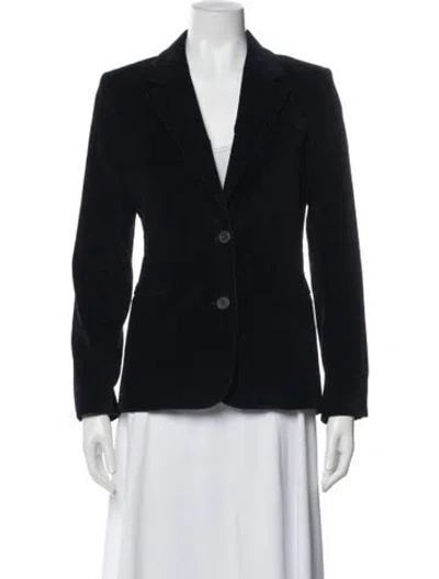 Pre-owned Frame Striped Blazer In Blue