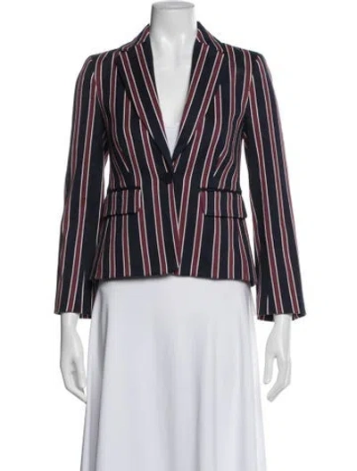 Pre-owned Frame Striped Blazer In Multi