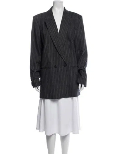 Pre-owned Frame Striped Blazer In Multicolor