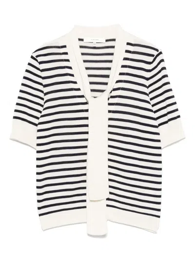 FRAME STRIPED CARDIGAN
