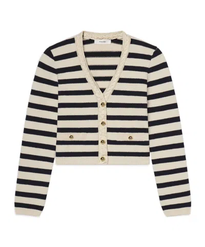 FRAME STRIPED CARDIGAN