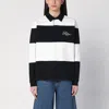 Frame Rugby-style Polo Shirt In White
