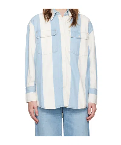 Frame Striped Denim Shirt