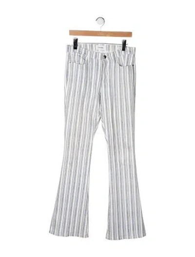Pre-owned Frame Striped Flared Pants In Multicolor