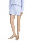 Frame The Striped Harbor Shorts Venice Blue Multi In Blue