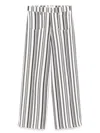 Frame Le Slim Palazzo Patch Pocket High Waist Wide Leg Jeans In Neutrals