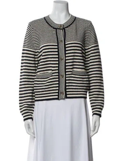 Pre-owned Frame Striped Jacket In Blue/white