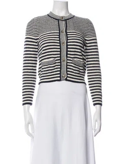 Pre-owned Frame Striped Jacket In Grey