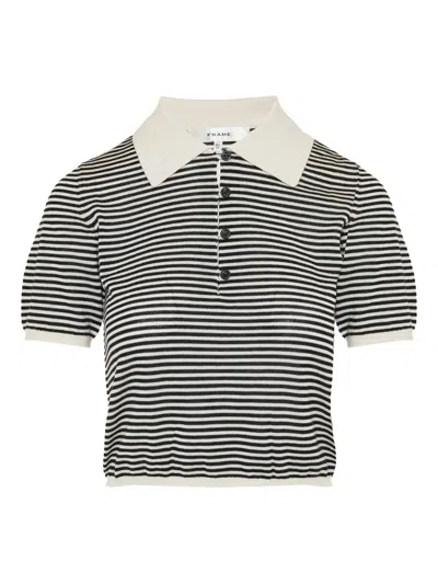FRAME STRIPED POLO SHIRT