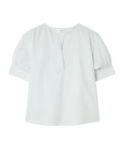 Frame Striped Shirt In White