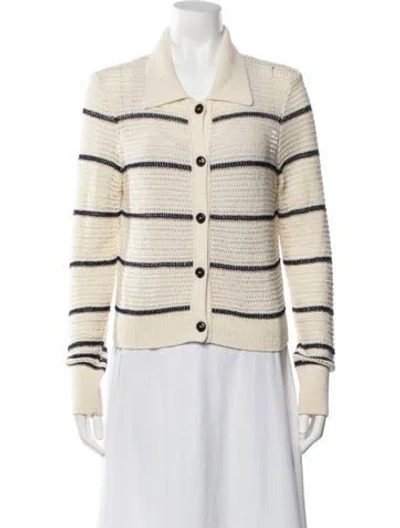 Pre-owned Frame Striped Sweater In Neutrals