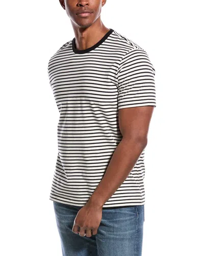 Frame Striped T-shirt In Black