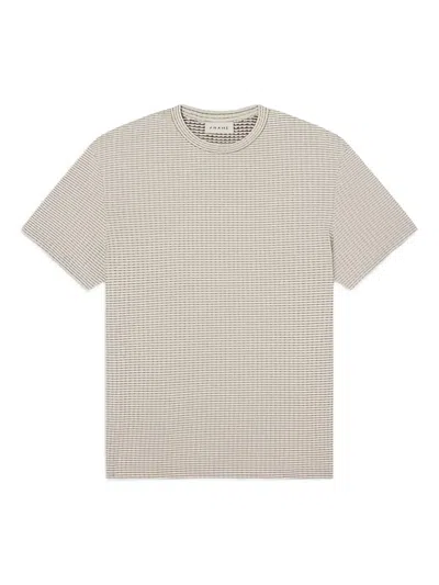 Frame Striped T-shirt In Gray