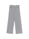 Frame Striped Trousers In Gray