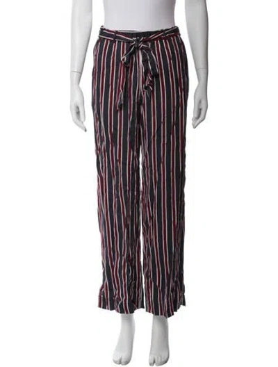 Pre-owned Frame Striped Wide Leg Pants In Multi