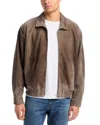 Frame Suede Bomber In Brown
