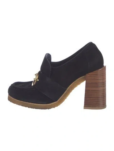 Pre-owned Frame Suede Pumps In Blue