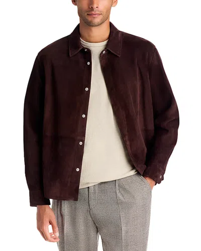 Frame Suede Shirt In Multi