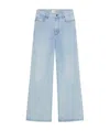 Frame Le Slim Palazzo High-rise Wide-leg Jeans In Blue