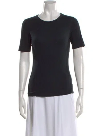 Pre-owned Frame Supima Cotton Crew Neck T-shirt In Black