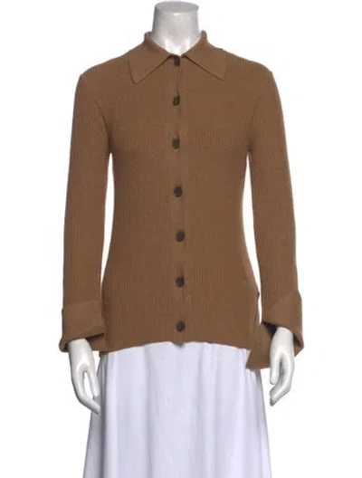 Pre-owned Frame Sweater In Brown