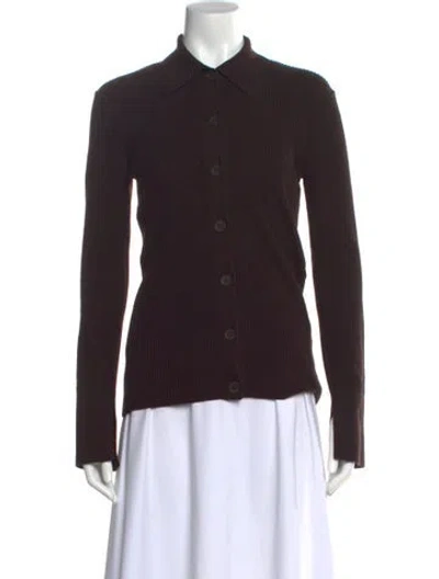 Pre-owned Frame Sweater In Brown