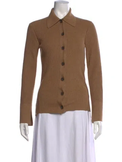 Pre-owned Frame Sweater In Brown