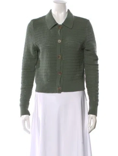 Pre-owned Frame Sweater In Green