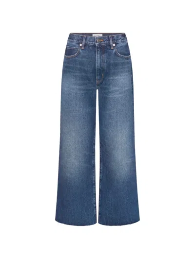 Frame Swing Jeans In Blue
