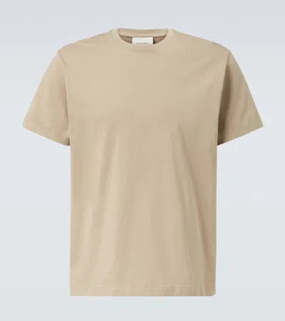Frame Cotton-jersey T-shirt In Neutrals