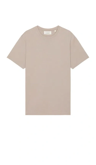 Frame Logo Tee In Soft Lavender