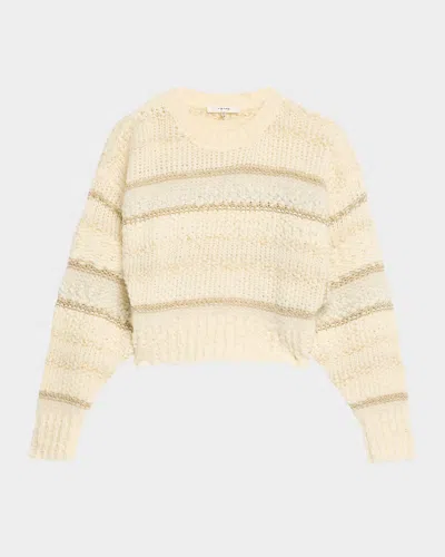 FRAME TEXTURED STRIPE SWEATER