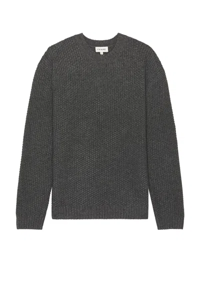 Frame Cashmere Blend Sweater In Light Grey