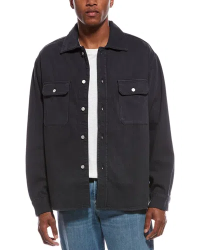 Frame Denim Textured Terry Overshirt