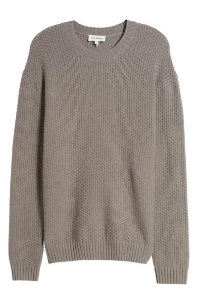 Frame Men's Textured Wool-cashmere Sweater In Light Brown